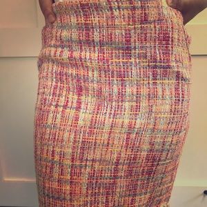 Tweed pencil skirt